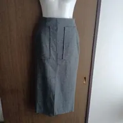 タイトスカート グレー