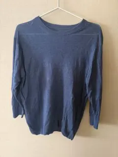 無印　サマーセーター　ブルー