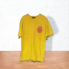 RYU SPORTS 半袖Tシャツ イエロー ハイビスカス柄ビックTシャツのサムネイル