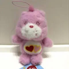ケアベア　羊毛フェルト風マスコット　ラブアロットベア