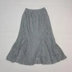 ナチュラルビューティーベーシック　フレアロングスカート S