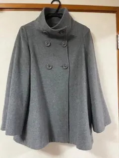 ポンチョ風ショートコート⭐︎36⭐︎アンゴラ【値下】