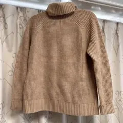 UNIQLO ワッフルニット XL size レディース　カシミヤ