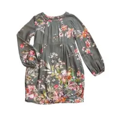 Zara Kids ザラキッズ　美品　花柄長袖ワンピース 11-12歳　152