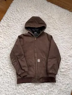 即購入可　Carhartt アクティブジャケット ダック地 ブラウン