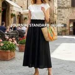 JOURNAL STANDARD relume☆ドッキングワンピース フレンチ袖のサムネイル