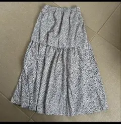 レオパード柄 フレアスカート