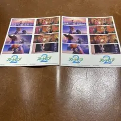 映画 ズートピア2 入場者特典　フィルム風ステッカー　2枚セット