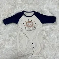 赤ちゃん　新生児　ベビー　長袖　ドレスオール　ツーウェイオール 50-60cm