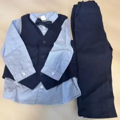 新品未使用！H&M フォーマルスーツ 98 ネイビー
