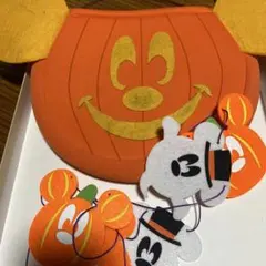 ミッキー カボチャ型バッグ ハロウィンのサムネイル