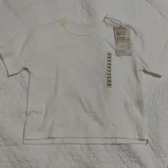 無印良品　新品 ユニクロ クルーネック半袖Tシャツ 100cmのサムネイル