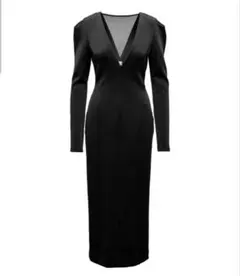 FETICO STRETCH JERSEY MIDI DRESSワンピース