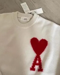 ✨AMI PARIS ニットセーター ホワイト M2 男女兼用 新品