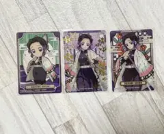 鬼滅　ステンドグラスカード　胡蝶しのぶ　箔押し　SD カード