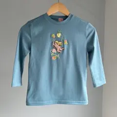 KENZO CLUB 刺繍デザイン 七分袖Tシャツ