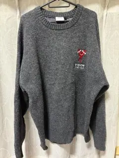 VISION STREET WEAR グレー ニットセーター