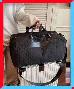 新品 キャリーオンボストンバッグ キルティング 機内持ち込みかばん ジムバッグ