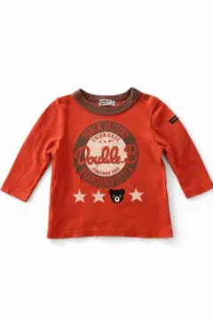 Double.B オレンジ 長袖Tシャツ 80