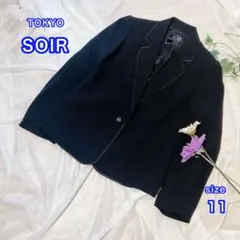 TOKYO SOIR ブラックフォーマルジャケット 11号