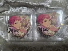 あんスタ Valkyrie 斎宮宗 ホワイトデー ハート缶バッジ2個セット
