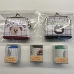 mojojojo PVC がま口 ポーチ コインホルダー ５点セット