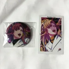 パラライ アン・フォークナー 5周年Gプリ、缶バッジ 2点セット