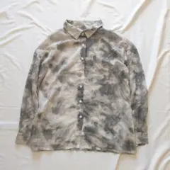 タイダイ柄 オーバーサイズ シャツ ブラウス М〜L