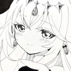 キュアアルカナシャドウ ファンアート 手描きイラスト アナログ
