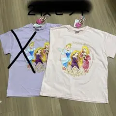新品未使用140サイズ 半袖Tシャツ　ディズニープリンセス２枚セット