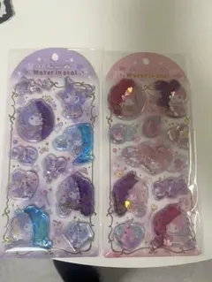 クロミちゃん、マイメロウォーターインシールセット