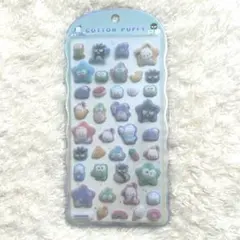 【正規品】コットンパフィーシール サンリオ ポチャッコ バツ丸 ケロッピ