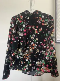 H&M 花柄 長袖ブラウス