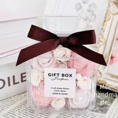 ボトル フラワーギフト 香水瓶 枯れないお花 アンティーク ピンク 花ギフト13