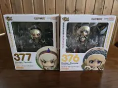 ねんどろいど モンスターハンター ♀ハンター フィギュアセット 377 376