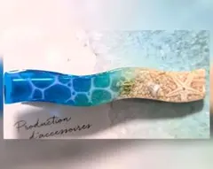 レジン ハンドメイド ヘアクリップ