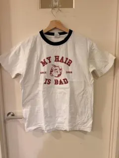 My Hair is Bad マイヘアイズバッド リンガーTシャツ M