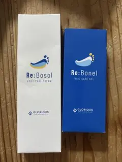 【新品】リボネル＆リボソル ネイルケアジェル フットケアクリーム 公式 Re:Bosol リボソルEXプレミアム (単品) フットケアクリーム