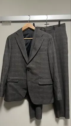 グレー カジュアルスーツ ジャケット ベストセット