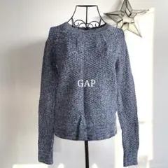 GAP ギャップ クルーネックニット XSサイズ セーター 青系　小さいサイズ