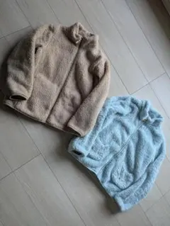 140 2点 ユニクロ ボアフリース & any FAM ネコポケットジャケット