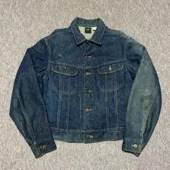 Lee 220 デニムジャケット リジッド 濃紺 色落良 USA製 70s