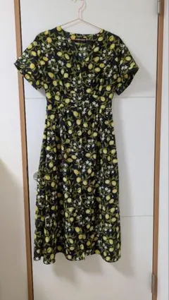 ケイタマルヤマ　ロングワンピース　半袖　チュール　2 styling/×KEITA MARUYAMA】シアージャガードワンピース（マキシ