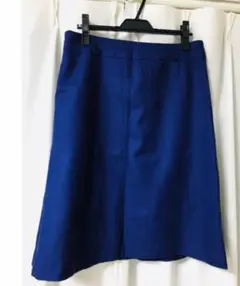 12時間限定お値下げ⏰綺麗ブルー色 ・台形スカート