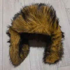 フェイクファー フライトキャップ