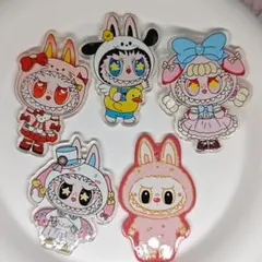 ラブブ　アクリルパーツ　5個セット