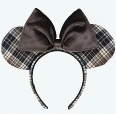 チェック　ミニー カチューシャ