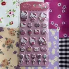 ハローキティ マシュマロステッカーズ チョコ ぷっくりシール シール帳 サンリオ