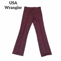 USA製　Wrangler ラングラー　フレアスラックス　ランチャー パープルのサムネイル
