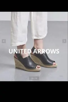 UNITED ARROWSウエッジサンダル　ブラック　 サイズ　35のサムネイル